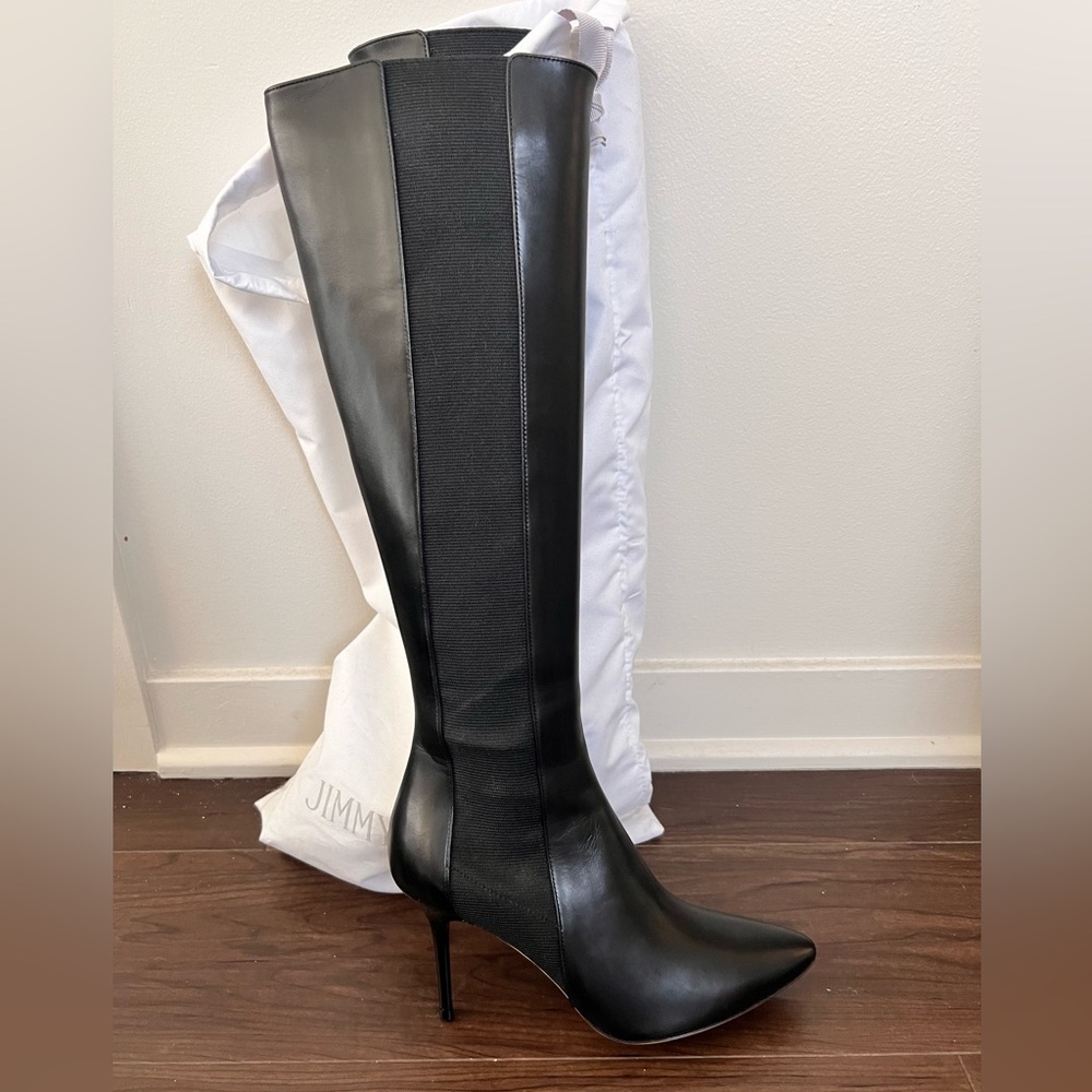 Jimmy Choo Classic Black Boots - NEW